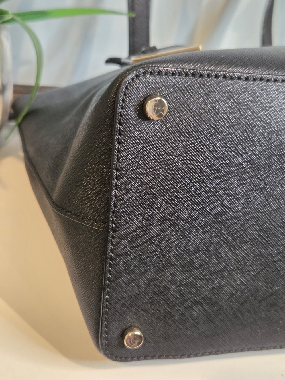 kate spade Black Saffiano Tote with Matching Zip Wallet - Picture 7 of 15